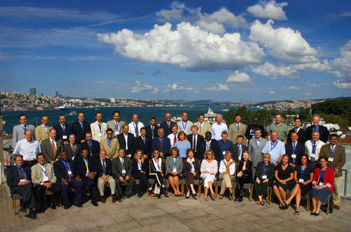 58 professionals from 23 countries at the historic Sultanamet section of Istanbul, Turkey