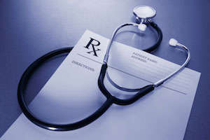Rx and prescription tablet