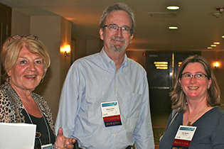 Patricia Needle; NIDA International Program Director Steven W. Gust, Ph.D.; and Joni Rutter, Ph.D., Director, NIDA Division of Basic Neuroscience and Behavioral Research