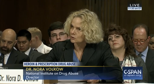 Dr. Nora Volkow testifying on Opioids to the Senate Judicial Committee