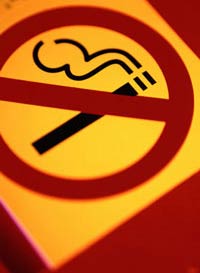 Photo of a No Smoking sign
