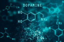 dopamine chemical formula backdrop