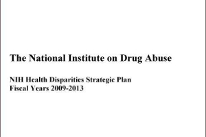 Health Disparities Strategic Plan (FY2009-2013) cover